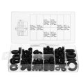 180pcs Rubber Ring Grommet Assortment Kit Electrical Wiring Gasket Firewall Hole Case