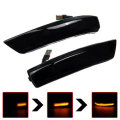 LED Dynamic Flowing Turn Signal Lights Side Wing Mirror Indicator Sequential Blinker Lamp For Ford F
