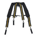 Heavy Duty Tool Belt Suspender for Reducing Waist Pressure Tool Pouch with 4pcs Support Loops