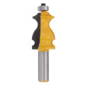 Drillpro 1/2 Inch Shank Architectural Cemented Carbide Molding Router Bit Trimming Wood Milling Cutt
