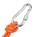 Outdoor Climbing Rope 8MM Diameter, 10M(32ft) Escape Rope With Hook Fire Rescue Parachute Rope Climb