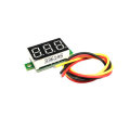 4 PCS 805 Micro 0.36 Inch Digital Battery Voltmeter DC 0V-100V Three Wires 3 Digit Voltage Panel Met