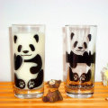 290ML Cute Panda Pattern Glass Milk Cup Coffee Cup