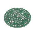 3pcs DIY Green LED Round Flash Electronic Production Kit Component Soldering Training Practice Board