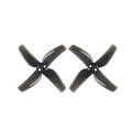 LDARC 51mm-4blades Racer Propeller 1.5mm Hole Diam Clear Black With M2 Screw Fixing
