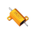 5pcs RX24 10W 20R 20RJ Metal Aluminum Case High Power Resistor Golden Metal Shell Case Heatsink Resi
