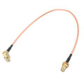 5Pcs10CM SMA Cable SMA Male Right Angle to SMA Female RF Coax Pigtail Cable Wire RG316 Connector Ada