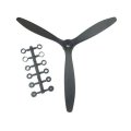 4PCS QTmodel 1060 10x6 inch Efficient 3 Leaf Blade Propeller for RC Airplane