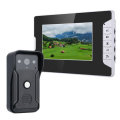ENNIO 7 Inch Video Door Phone Doorbell Intercom Kit 1Camera 1 Monitor Night Vision with 700TVL Camer