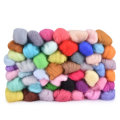 50 Color DIY Wool Felt Kit Needles Tool Set Handmade Needle Felting Mat Starter Fabric Sewing Kit w/