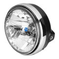 12V 35W 8 Inch Motorcycle Amber Headlight Halogen Lamp Universal