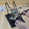 NEWACALOX Magnetic PCB Board Fixed Clip Fixture Flexible Arm Soldering Third Hand Soldering Iron Hol