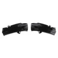 2Pcs Car Dynamic Sequential LED Turn Signal Lamps Side Mirror Blink Lights Smoke for Ford Mondeo Fus