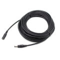 Hiseeu DC 12V 5m Camera Power Supply Extension Cable Expanded Video Cable Male to Female for Securit