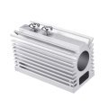 58x22x27mm Silver 12mm Aluminum Heat Sink Groove Fixed Radiator Seat Cooling Heat Sink for 12mm Lase