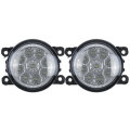 Pair Car Front LED Fog Lights Lamps with H11 Bulbs White For Land Rover Discovery 4 Range Rover Spor
