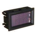 5pcs Mini Digital Voltmeter Ammeter DC 100V 10A Panel Amp Volt Voltage Current Meter Tester 0.56" Re