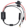 Universal DAB+ FM Car Antenna Aerial Splitter Cable Digital Radio Amplifier with SMA Connector