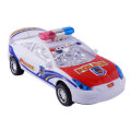 Children`s Electric Alloy Simulation Po lice Car Diecast Model Toy with LED Light and Music