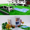 5Pcs PVC Expansion Board Mini Landscape Base Set Building Sand Table Model Material