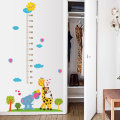 Miico SK9340 Giraffe And Elephant Painting Heights Sticker Children`s Room And Kindergarten Decorati