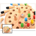 Wooden Memory Match Chess Game Clip Beads Toys Montessori Educational Toys for Children
