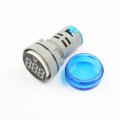3pcs Blue LED 22mm DC Voltage Measuring Instrument Mini Voltagemeter DC6~100V AD101-22VM Indicator V