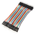 40pcs 20cm Male to Male Color Breadboard Cable Jump Wire Jumper