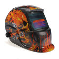 Electrical Welding Helmet Solar Energy Automatic Darkening Skull Mask