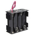 12V 8 x AA Battery Clip Slot Holder Stack Box Case 6 Inch Leads Wire