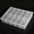 10 Compartments Storage Plastic Adjustable Electronics Tool Box Case