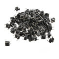 Geekcreit 100pcs Mini Micro Momentary Tactile Touch Switch Push Button DIP P4 Normally Open