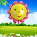 23 Inch Aluminum Foil Sunflower Balloon Smiling Face Balloons Birthday Party Decoration