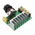 High Efficiency AC 0V-220V SCR Voltage Regulator PWM Motor Speed Controller Dual Capacitor with Knob