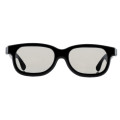 3pcs Black Round Polarized 3D Glasses for DVD LCD Video Game Theatre TV Theatre