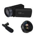 Professional CMOS 16 Megapixels 1080P 18X Digital Zoom Video Camcorder Digital Came (Type Only Lens)