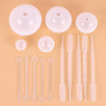 15Pcs Sphere Silicone Epoxy Molds Round Ball Jewelry Candle Resin Mould Tools DIY