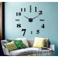 New Living Room Decorations Bedroom 3d Wall Stickers Diy Clock Personality Home