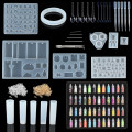 381Pcs DIY Crystal Epoxy Resin Mold Bracelet Pendant Jewelry Handmade Silicone Mold Set