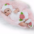 11 Lifelike Newborn Reborn Silicone Vinyl Baby Girls Doll + Clothes Gift"