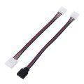 RGB LED Strip Connector Kit for 10mm 4Pin 5050 Includes 8 Types of Solderless Accessories Provides M