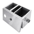 8Lb 5Gpm Gallons Per Minute Grease Trap Stainless Steel Interceptor Thickened