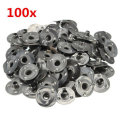 100pcs 12.5*2.5mm Waxed Candle Wick Metal Sustainers
