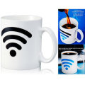 Ceramic WiFi Signal Mug Color Changing Cup Temperature Control Ceramic Cup