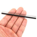 10pcs 40 Pin 2.54mm Single Row Pin Header Curved Needle For Arduino - products that work with offici