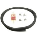 6mm Fuel Filter Petrol Pipe Hose Line With 4 Clips Universal For Motorcycle Scooter