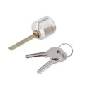 DANIU Cutaway T-Lock Transparent Lock Training Skill Visable Practice Padlock Lock Pick with Two Key