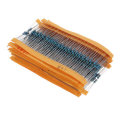 1800pcs 30Values Each 60pcs 1% 1/4 W Resistor Pack Set Metal Film Resistor Kit Use Colored Ring Resi