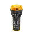 Machifit AC 220V 22mm Flash Buzzer Indicator Light Signal Lamp Yellow
