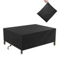 28018090cm Garden Furniture Covers Waterproof Anti-UV 600D Oxford Fabric Rectangular Windproof P